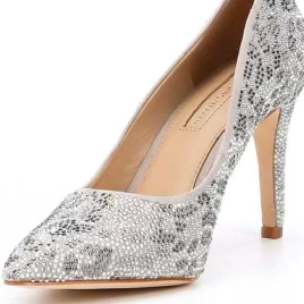 Antonio Melani Rhinestone Jeweled 3.25” Heels